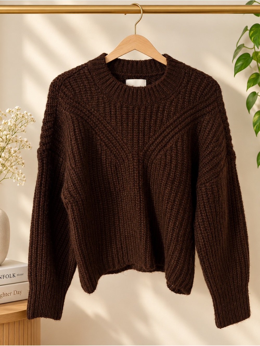 Abercrombie & Fitch Crewneck Chunky Knit Sweater